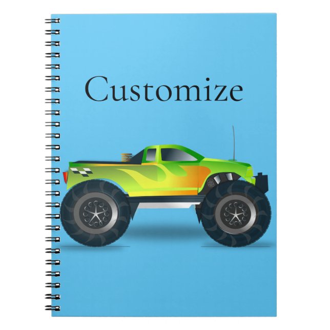 Monster Truck Thunder_Cove Notebook (Front)