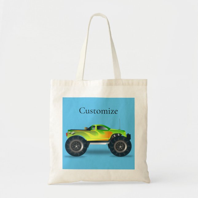 Monster Truck Thunder_Cove Tote Bag (Front)
