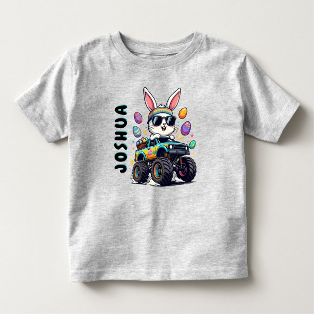 Monster Truck Toddler Easter Shirt (Front)