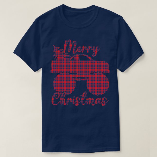 Monster Truck Ugly Sweater Appearance Merry Christ (Design Front)