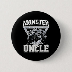 Monster Truck Uncle Fathers Day Monster Truck Are 6 Cm Round Badge