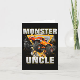 Monster Truck Uncle Monster Truck Are My Jam Truck Card