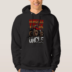 Monster Truck Uncle Retro Vintage Monster Father' Hoodie