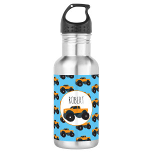 Monster Truck Vehicle Custom Boys Name 532 Ml Water Bottle