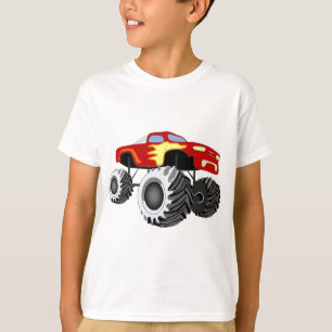 Monster Truck with Flames T-Shirt