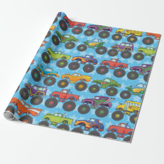 Monster Truck Wrapping Paper