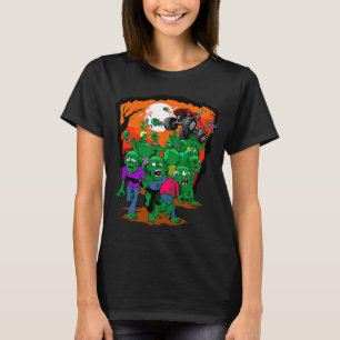 Monster Truck Zombie Hunter Halloween Undead Kille T-Shirt