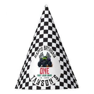 Monster Trucks 1st Birthday Vroom Party Party Hat