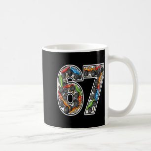 Monster Trucks 67 Meme Funny Design For Boys Kids  Coffee Mug