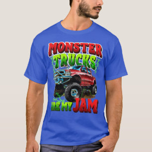 Monster Trucks Are Jam Kids My Truck Lover  T-Shirt