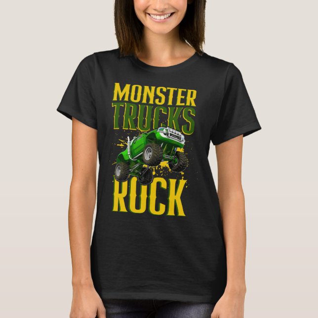 Monster Trucks Are My Jam Monster Trucks  2 T-Shirt (Front)