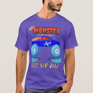 monster trucks are my jam Monster Trucks ank Top S