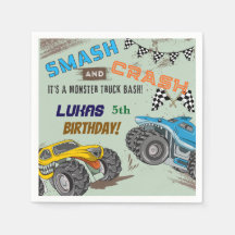 Monster Trucks Boy Birthday Party