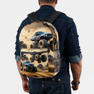 Monster Trucks Mayhem, Printed Backpack