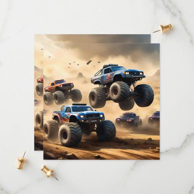 Monster Trucks Mayhem, Save The Date (Front/Back In Situ)