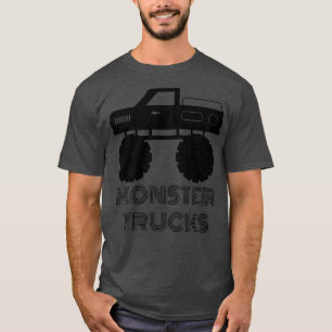 Monster Trucks Mud Crushing Drivers Cute Big Car F T-Shirt