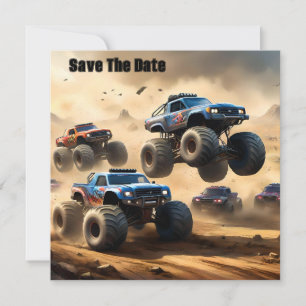 Monster Trucks Racing In The Desert, Save The Date