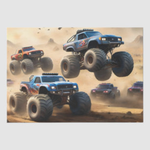 Monster Trucks Racing In The Desert, Tissue Paper