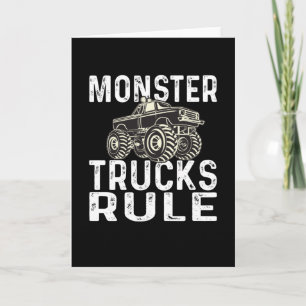 Monster Trucks Rule Card