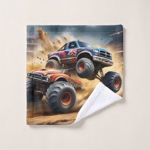 Monster Trucks Smash Up Derby, Wash Cloth