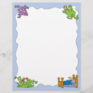 Monster Under The Bed Letterhead