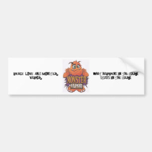 MONSTER VAPOR Bumper Sticker