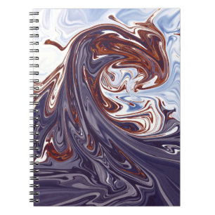 Monster waves Best abstract painting Notebook