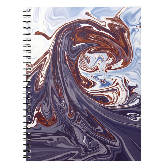 Monster waves | Best abstract painting Notebook (Front)