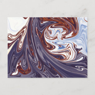 Monster waves Best abstract painting Postcard