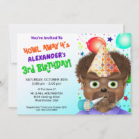 Monster Wolf Boy Birthday Party