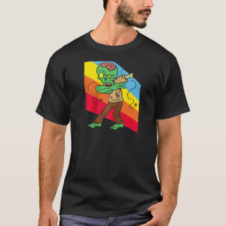 Monster Zombie Dabbing Dab Dancing Costum Hallowee T-Shirt