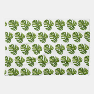 Monstera Albo Kitchen Towel 