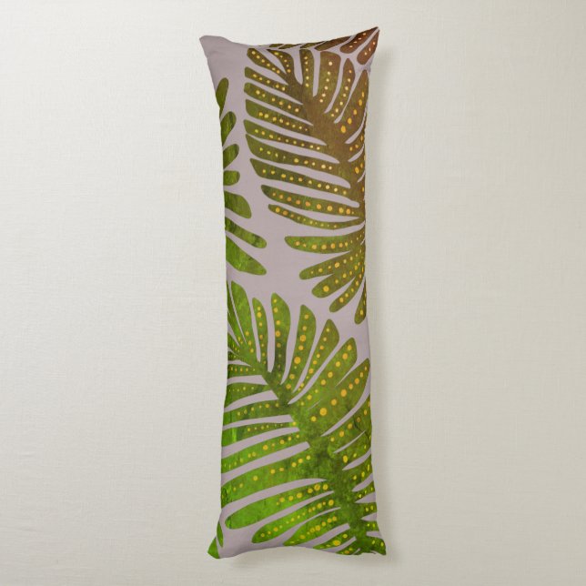 Monstera Body Cushion (Back (Vertical))