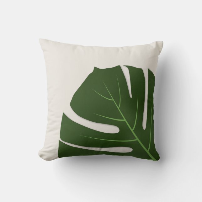 Monstera Cushion (Front)