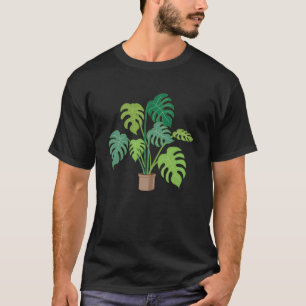 Monstera Deliciosa House Plant Plant  Gardening T-Shirt