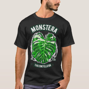 Monstera deliciosa Thai Constellation Botany Botan T-Shirt