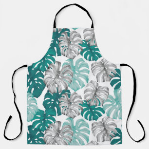 Monstera Duo Tone: Minimal Tropics Apron