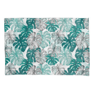 Monstera Duo Tone: Minimal Tropics Pillowcase