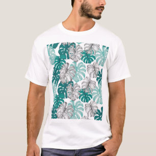 Monstera Duo Tone: Minimal Tropics T-Shirt