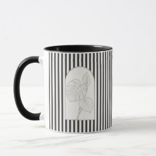 Monstera Elegant Flower Botanical Mug