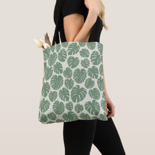 Monstera - Green Tote Bag