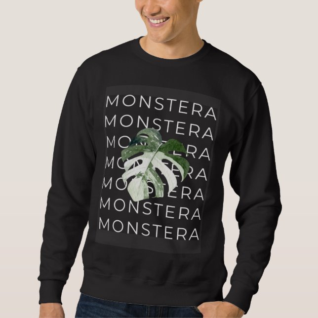 Monstera Houseplant Sweatshirt (Front)