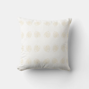 Monstera Leaf Gold Design. Cushion