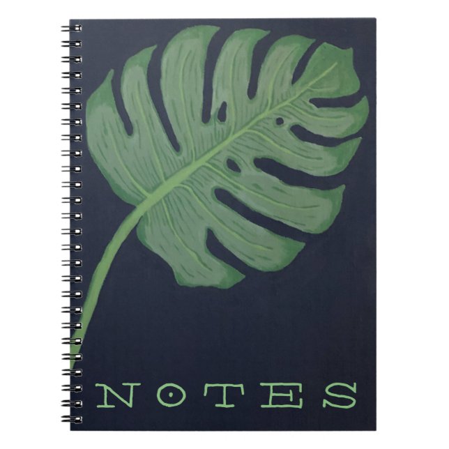 Monstera Leaf Notebook (Front)