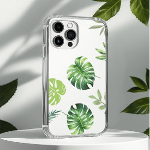 Monstera Leaf Phone Case –Tropical Green Botanical