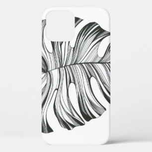 Monstera Leaf: Tropical Natural Element. iPhone 12 Case