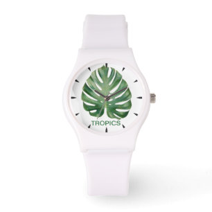Monstera Leaf Tropics Watch