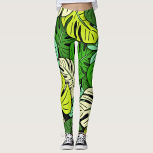 Monstera Leaves #3 Leggings