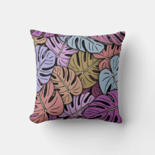 Monstera Leaves #7 Cushion