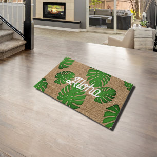 Monstera leaves - Aloha Doormat